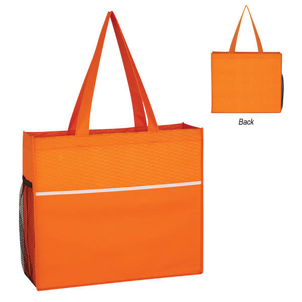 Wave Design Non-Woven Tote