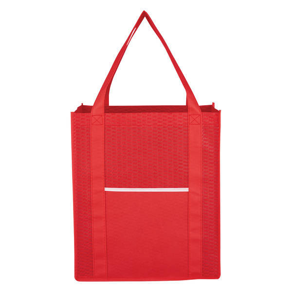 Wave Design Non-Woven Shopper Tote