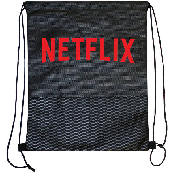 Wave Non-Woven Drawstring Backpack