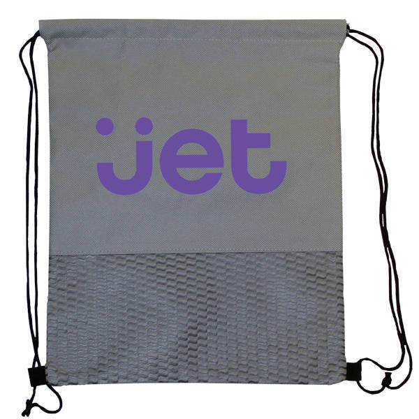 Wave Non-Woven Drawstring Backpack
