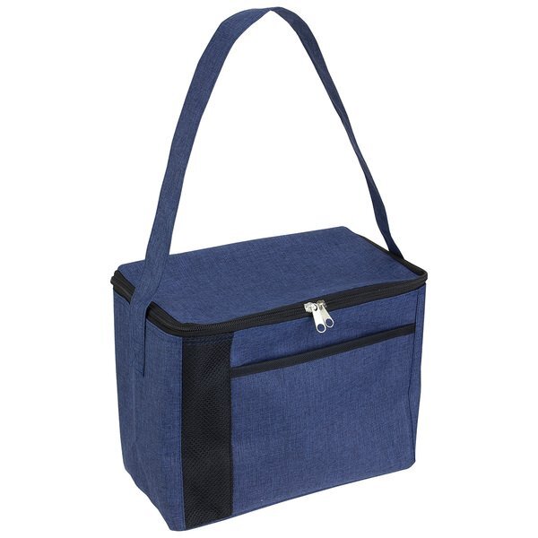 Greystone Heathered Polyester Square Cooler Bag