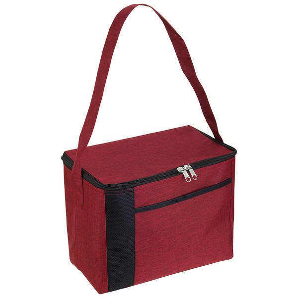 Greystone Heathered Polyester Square Cooler Bag