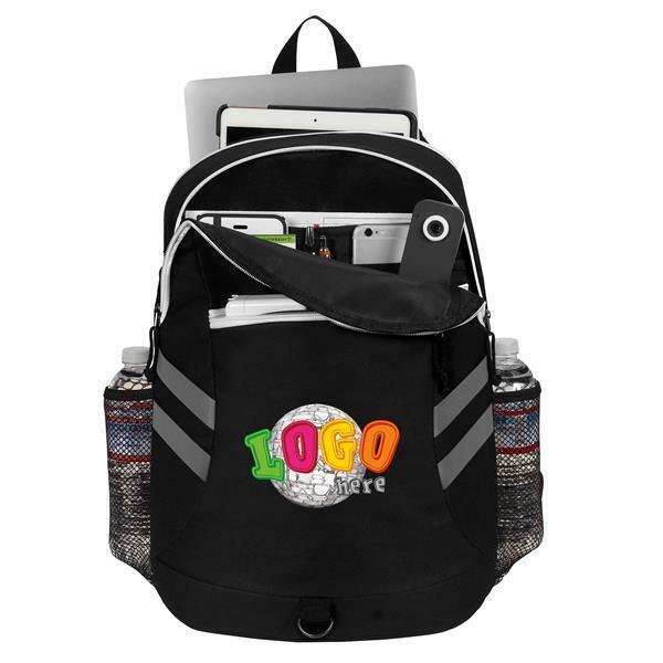Balance Reflective Polyester Laptop Backpack