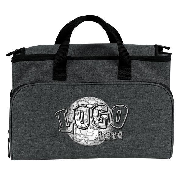 Premium Heathered 40 Can Cooler & Trunk Organizer