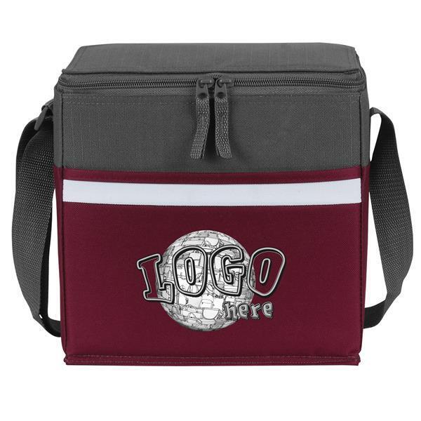 Two-Tone Polyester 12-Pack Cooler