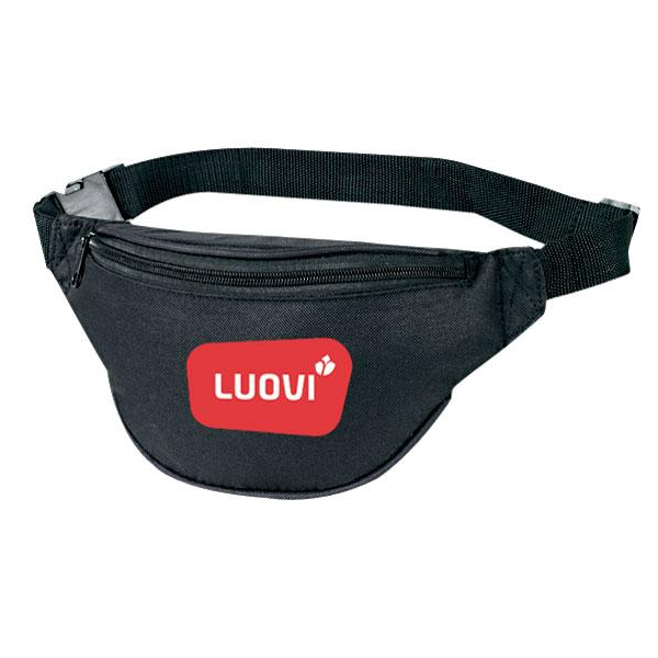 Two-Zipper Polyester Fanny Pack