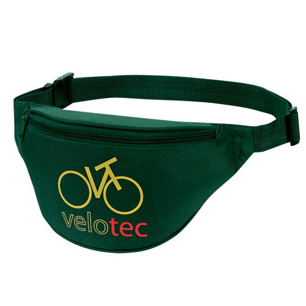Two-Zipper Polyester Fanny Pack