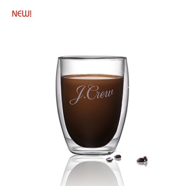 Clarity Double Wall Glass Tumbler, 10oz.