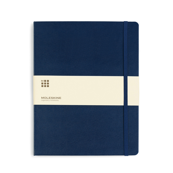 Moleskine® Hard Cover Ruled Extra Large Notebook, 7-1/2" x 9-3/4"