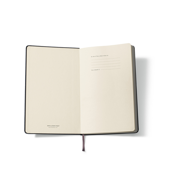 Moleskine® Hard Cover Ruled Pocket Notebook, 3-1/2" x 5-1/2"