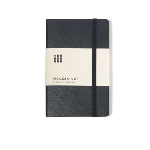 Moleskine® Hard Cover Ruled Pocket Notebook, 3-1/2" x 5-1/2"