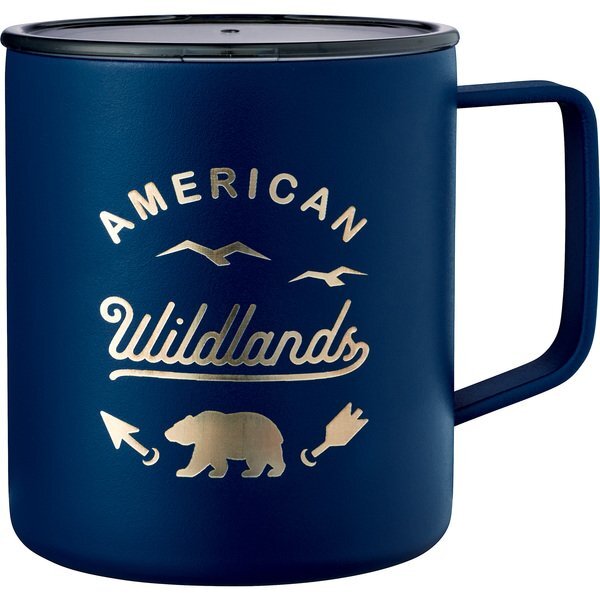 Rover Copper Vacuum Insulated Travel Camp Mug, 14oz.