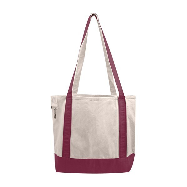 Small Accent Canvas Boat Tote