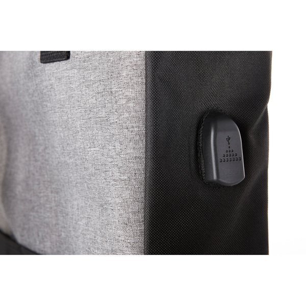Cameron Polycanvas Convention Tote w/ USB Port