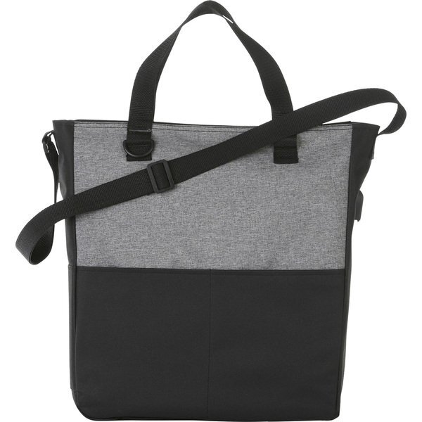 Cameron Polycanvas Convention Tote w/ USB Port