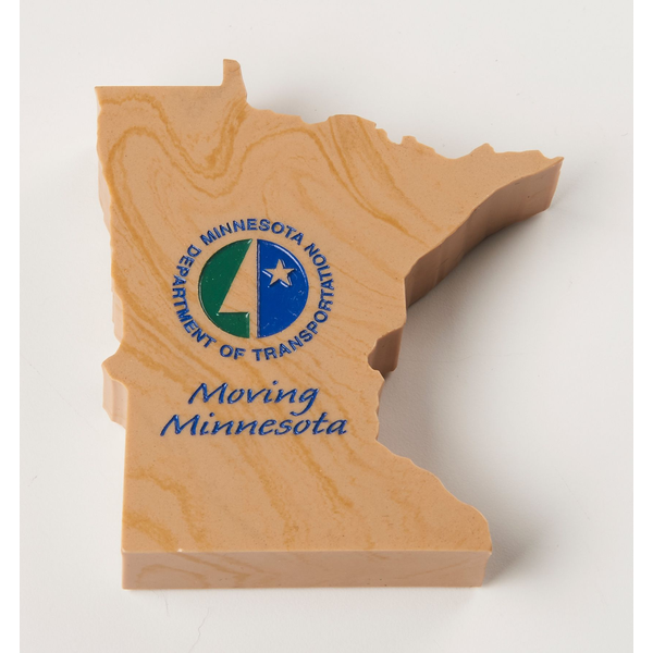 State Shape Stone Paperweight