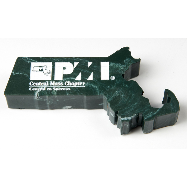 State Shape Stone Paperweight