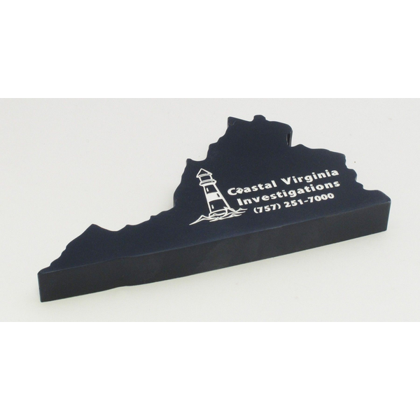 State Shape Stone Paperweight