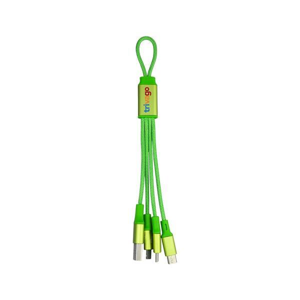 Metallic Loop 3-in-1 Cable w/ Type C USB