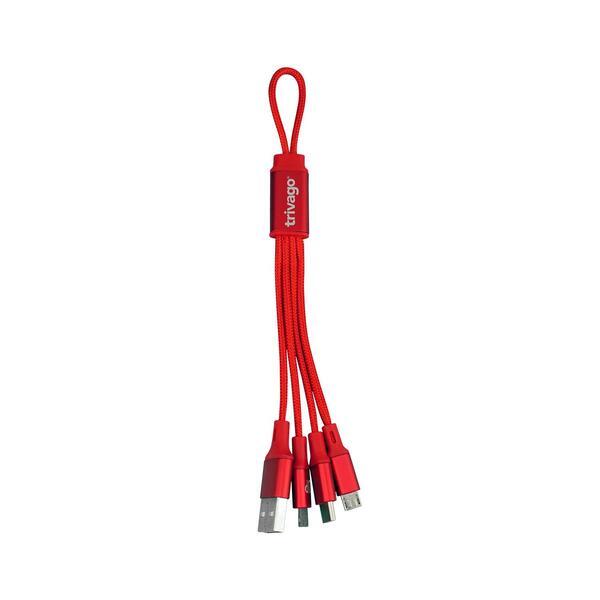 Metallic Loop 3-in-1 Cable w/ Type C USB