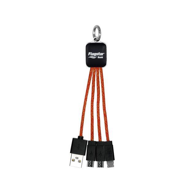 Ridge Logo Light Up Cable w/ Type C USB