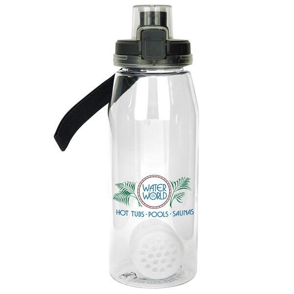 Locking Lid Bottle with Floating Infuser, 32oz.