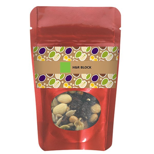 Healthy Resealable Window Pouch, Trail Mix