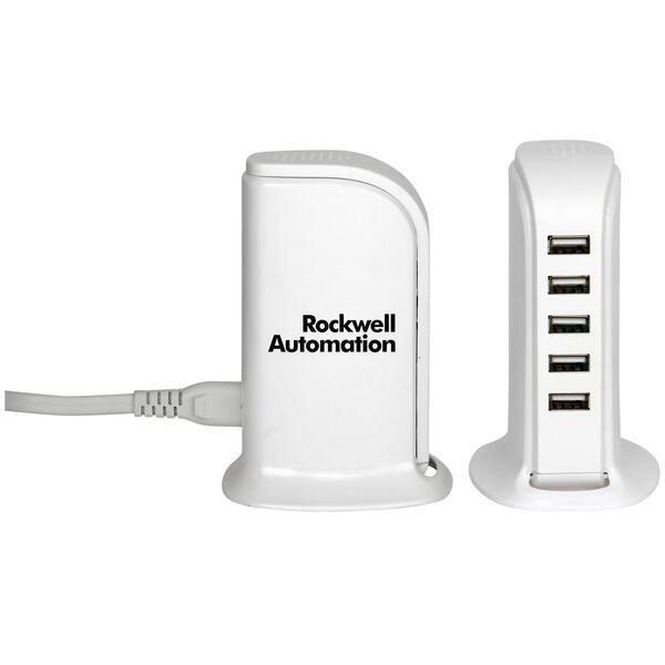 UL 5 Port USB Charging Tower