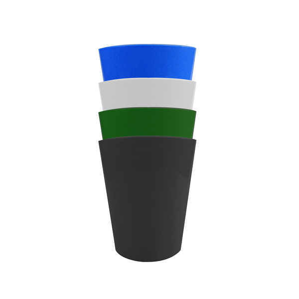 Reusable BPA Free Plastic Cup, 17oz.
