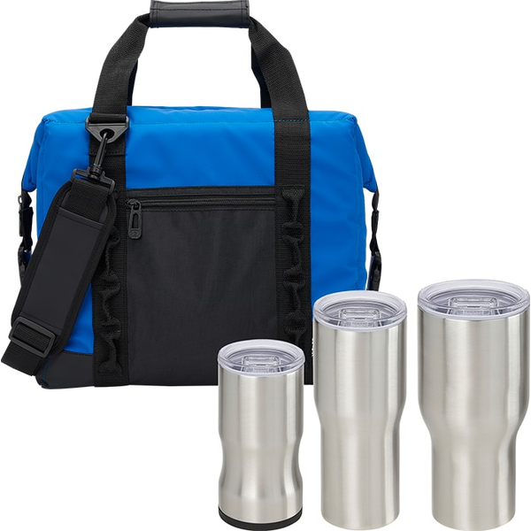 Urban Peak® 500D Cooler & 3 Piece Drinkware Gift Set