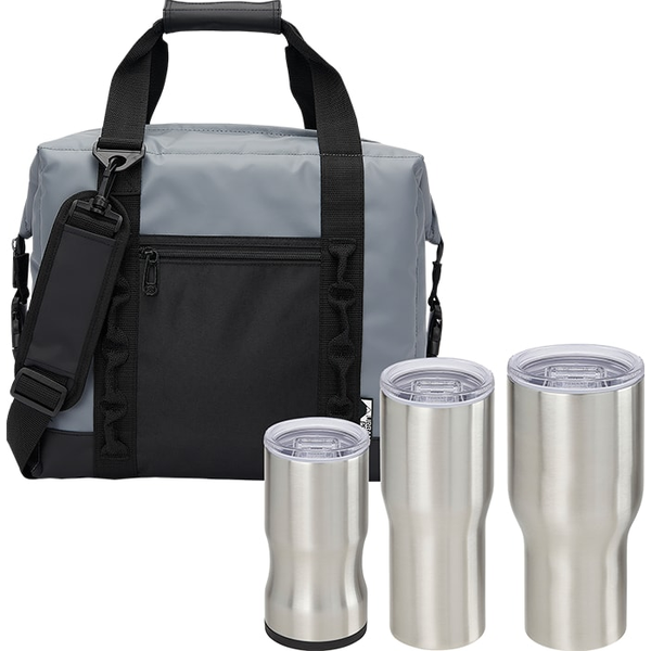 Urban Peak® 500D Cooler & 3 Piece Drinkware Gift Set