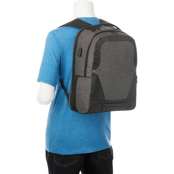 Overland 17" TSA Polycanvas Computer Backpack w/ USB Port