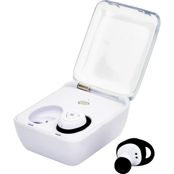 Bluetooth® Wireless Earbuds w/ Charger Case - CLOSEOUT!
