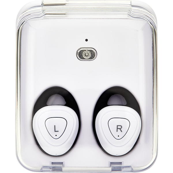 Bluetooth® Wireless Earbuds w/ Charger Case - CLOSEOUT!