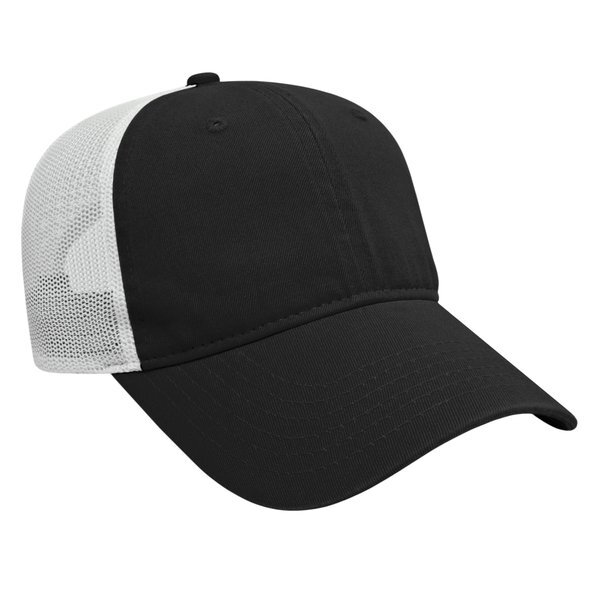 Classic Constructed Washed Chino Twill & Ultra Soft Mesh Cap