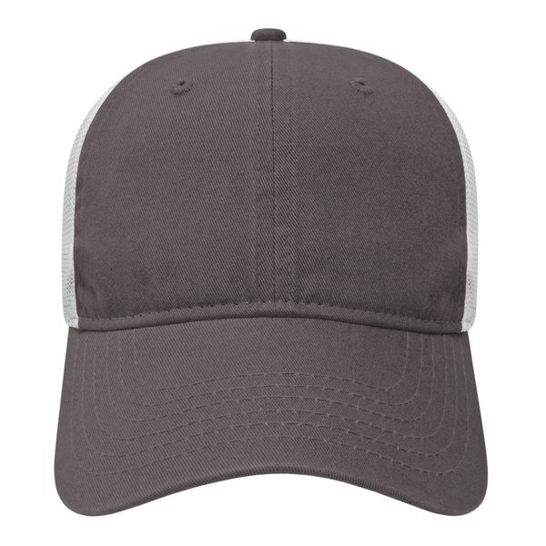 Classic Constructed Washed Chino Twill & Ultra Soft Mesh Cap