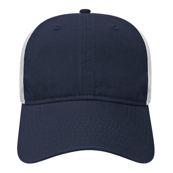 Classic Constructed Washed Chino Twill & Ultra Soft Mesh Cap