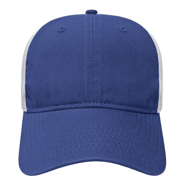 Classic Constructed Washed Chino Twill & Ultra Soft Mesh Cap