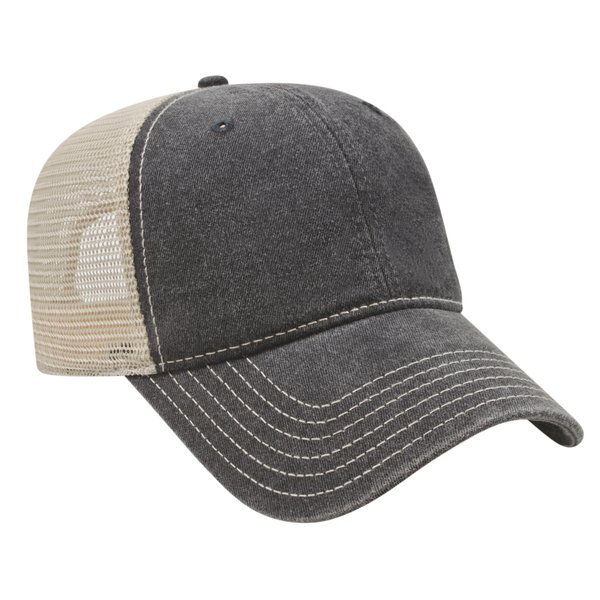 Classic Washed Pigment Dyed Unconstructed Mesh Cap