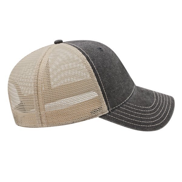 Classic Washed Pigment Dyed Unconstructed Mesh Cap