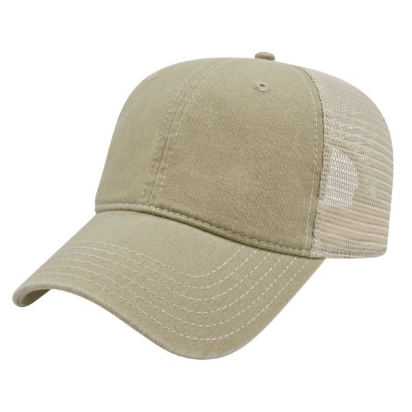 Classic Washed Pigment Dyed Unconstructed Mesh Cap