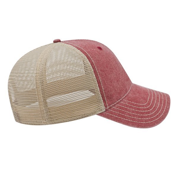 Classic Washed Pigment Dyed Unconstructed Mesh Cap