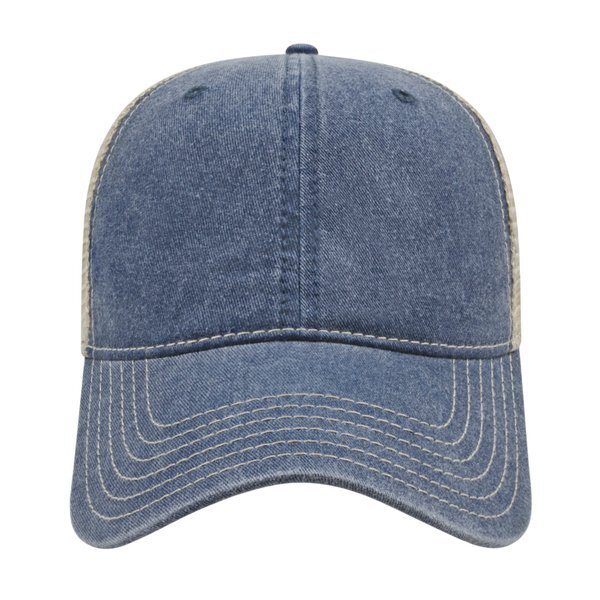 Classic Washed Pigment Dyed Unconstructed Mesh Cap