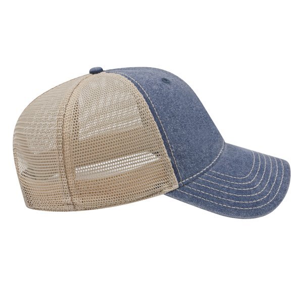 Classic Washed Pigment Dyed Unconstructed Mesh Cap