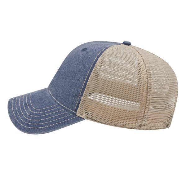 Classic Washed Pigment Dyed Unconstructed Mesh Cap