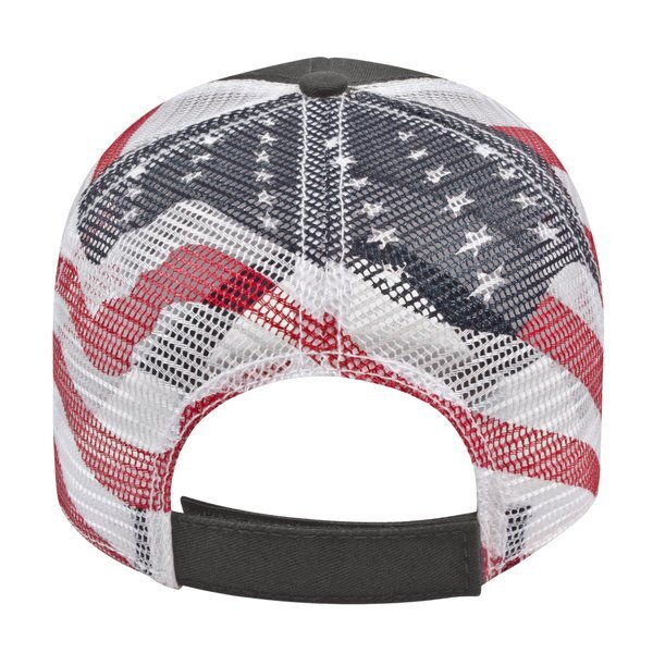 Classic Constructed Flag Mesh Back Cap