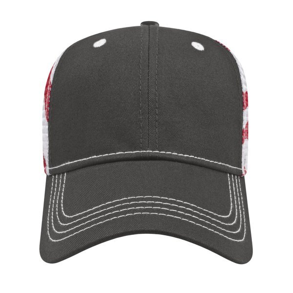 Classic Constructed Flag Mesh Back Cap