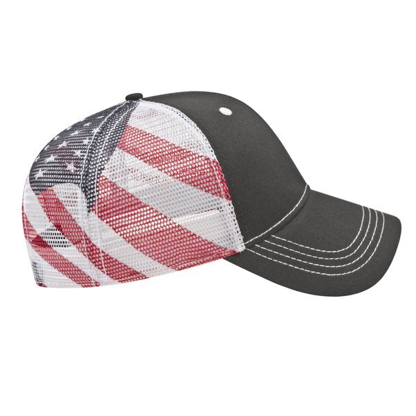 Classic Constructed Flag Mesh Back Cap