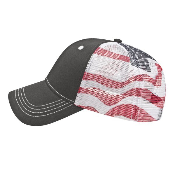 Classic Constructed Flag Mesh Back Cap