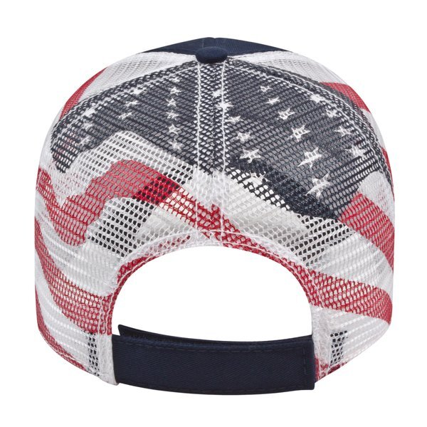 Classic Constructed Flag Mesh Back Cap
